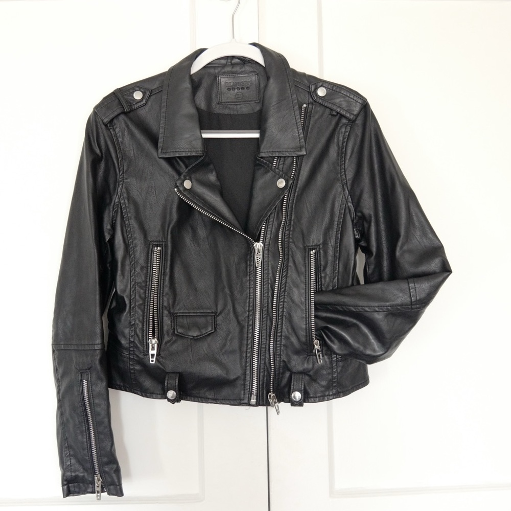 Blank NYC Vegan leather jacket